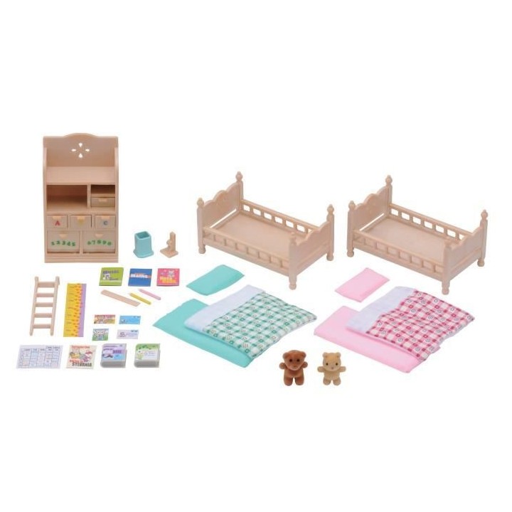 SYLVANIAN FAMILIES - 4254 - Le mobilier chambre enfants - Le village