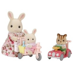 SYLVANIAN FAMILIES - 5040 - Le tricycle et mini voiture bébés - Le village