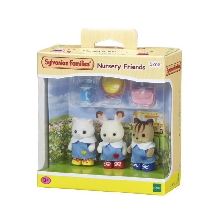 SYLVANIAN FAMILIES 5262 Les 3 Amies De La Creche - La creche, l'école