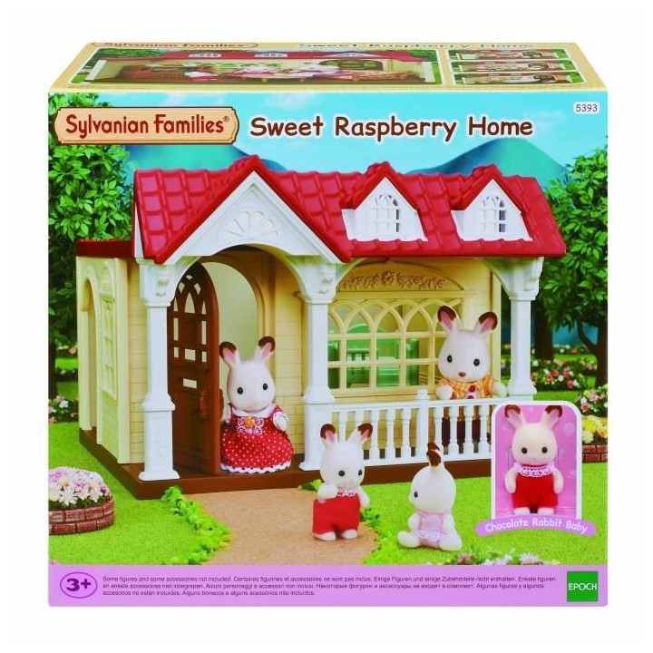 SYLVANIAN FAMILIES - 5393 - La petite maison framboise - Le village