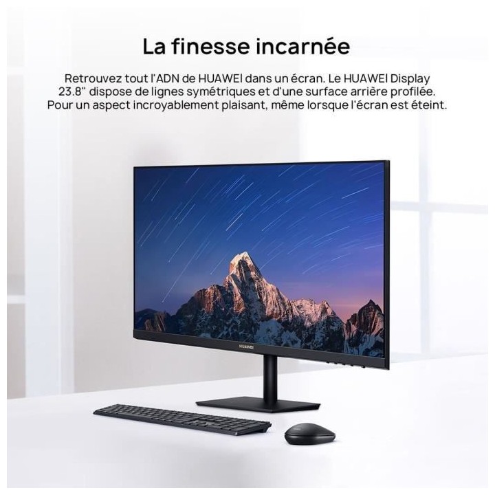 Ecran PC - Huawei AD80HW - 23,8 FHD - Dalle IPS - 5 ms - 60 Hz - HDMI