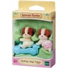 SYLVANIAN FAMILIES - Les jumeaux chien chiffon