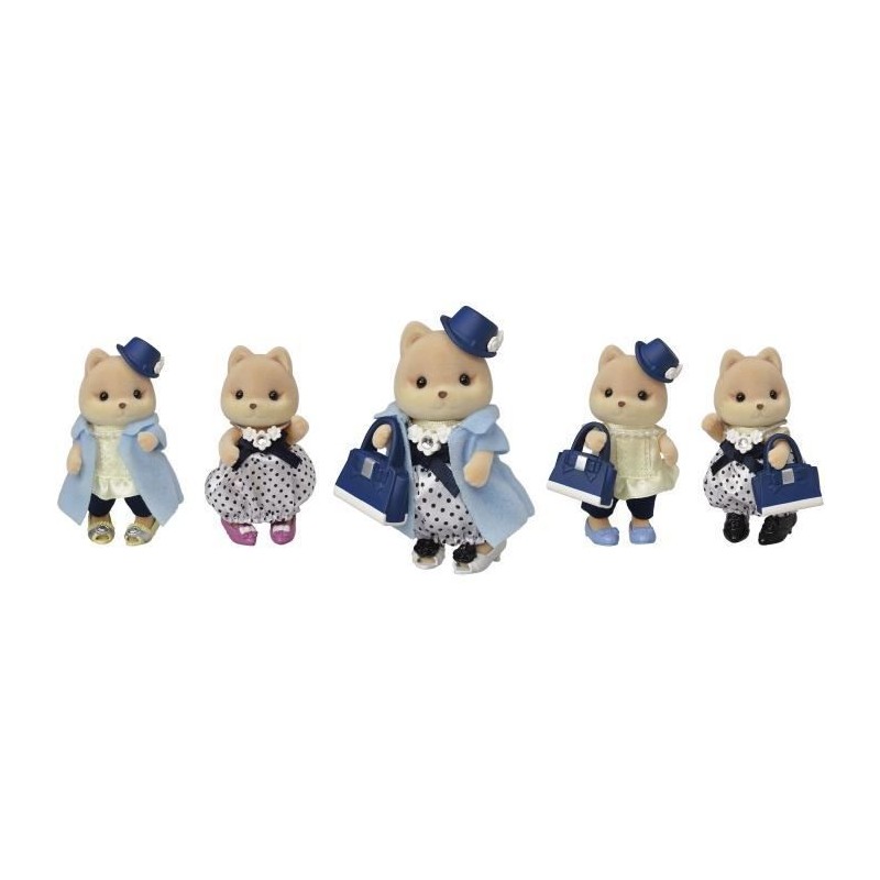 SYLVANIAN FAMILIES La valisette de mode et grande soeur chien caramel Pour Enfant - Le village