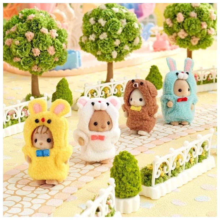 SYLVANIAN FAMILIES - Le duo des bébés en costumes lapin et chien