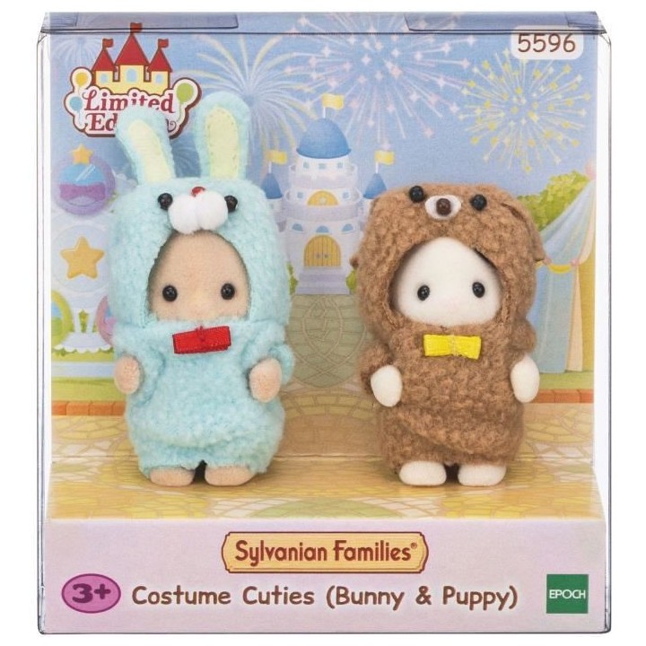 SYLVANIAN FAMILIES - Le duo des bébés en costumes lapin et chien