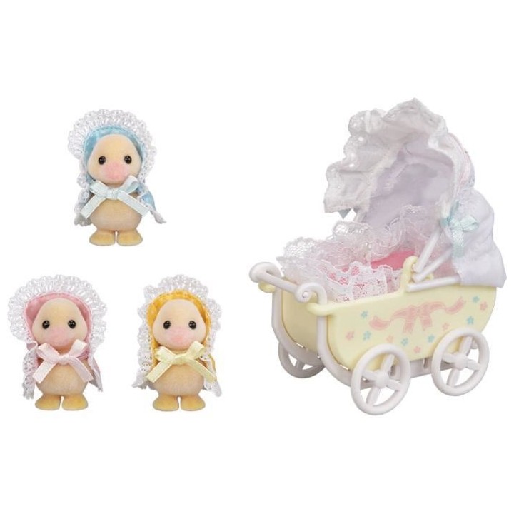 SYLVANIAN FAMILIES - Les adorables triplés canards et landau