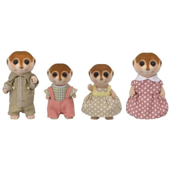 SYLVANIAN FAMILIES 5617 La famille suricate - Mini univers