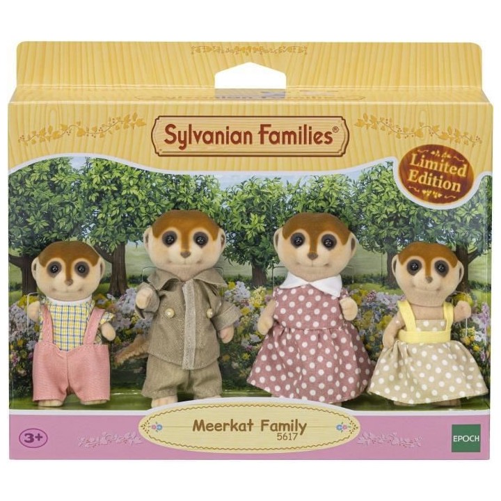 SYLVANIAN FAMILIES 5617 La famille suricate - Mini univers
