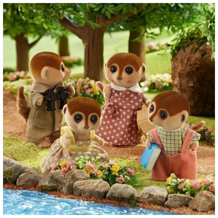SYLVANIAN FAMILIES 5617 La famille suricate - Mini univers