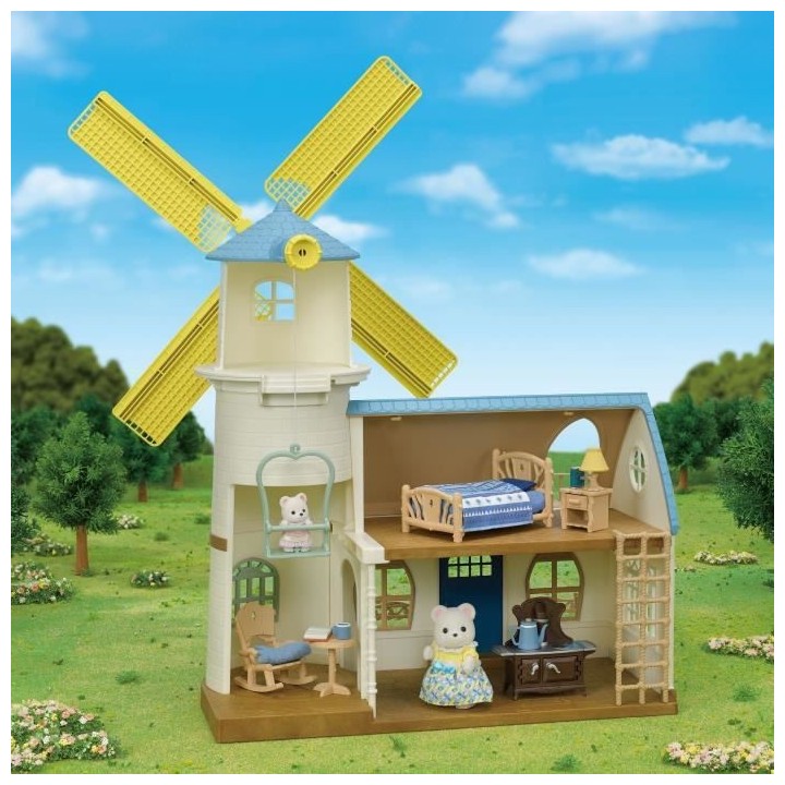 SYLVANIAN FAMILIES 5630 Le grand moulin a vent - Mini univers