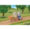 SYLVANIAN FAMILIES - Les freres et soeurs husky et leur tandem