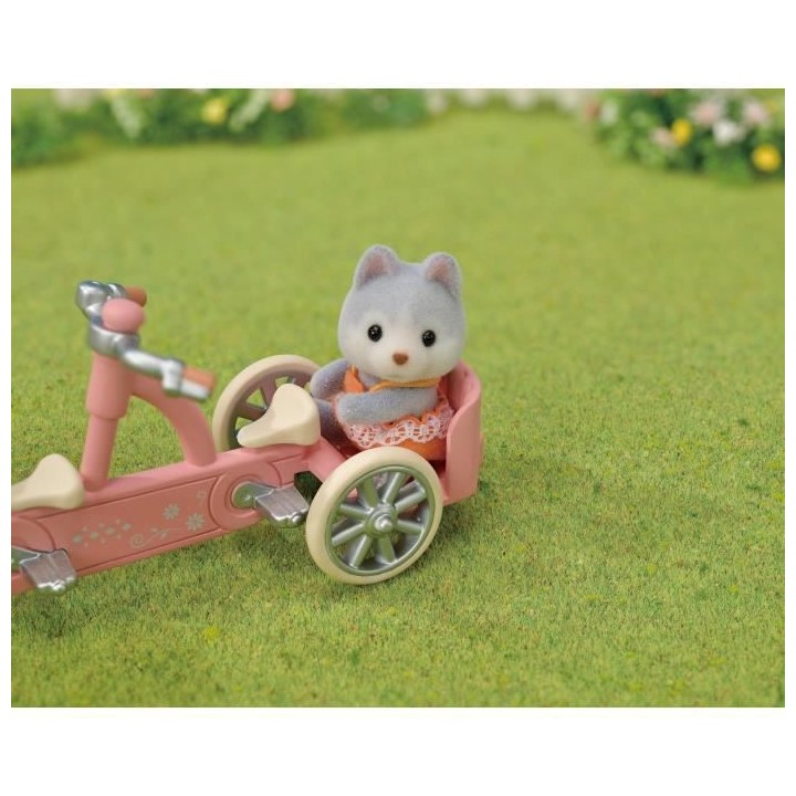 SYLVANIAN FAMILIES - Les freres et soeurs husky et leur tandem