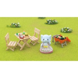 SYLVANIAN FAMILIES - La fille éléphant et son set de pique-nique