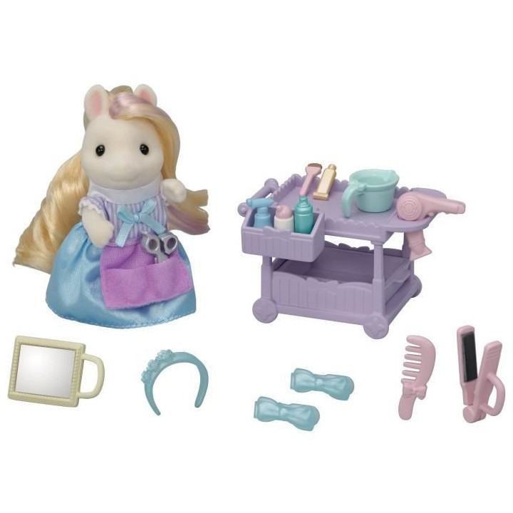 SYLVANIAN FAMILIES - La maman poney et son kit de coiffure