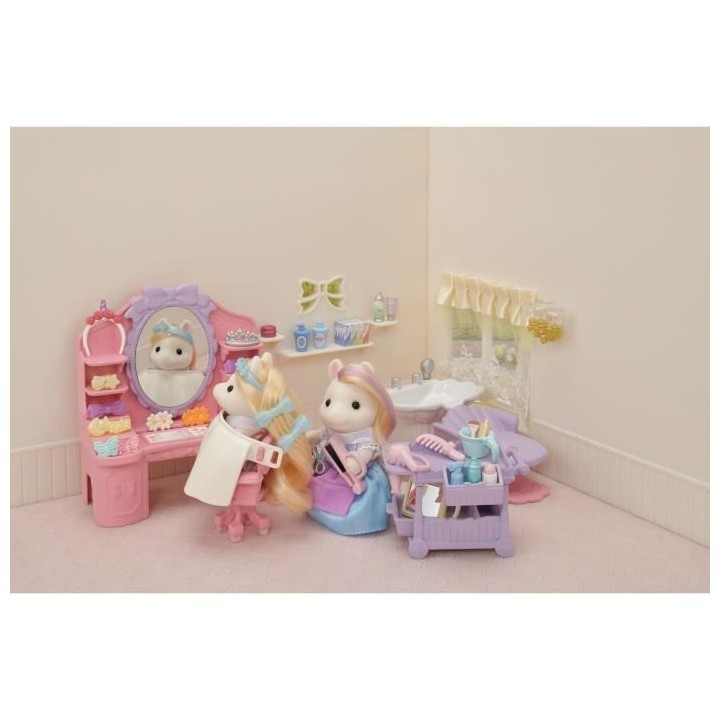 SYLVANIAN FAMILIES - La maman poney et son kit de coiffure