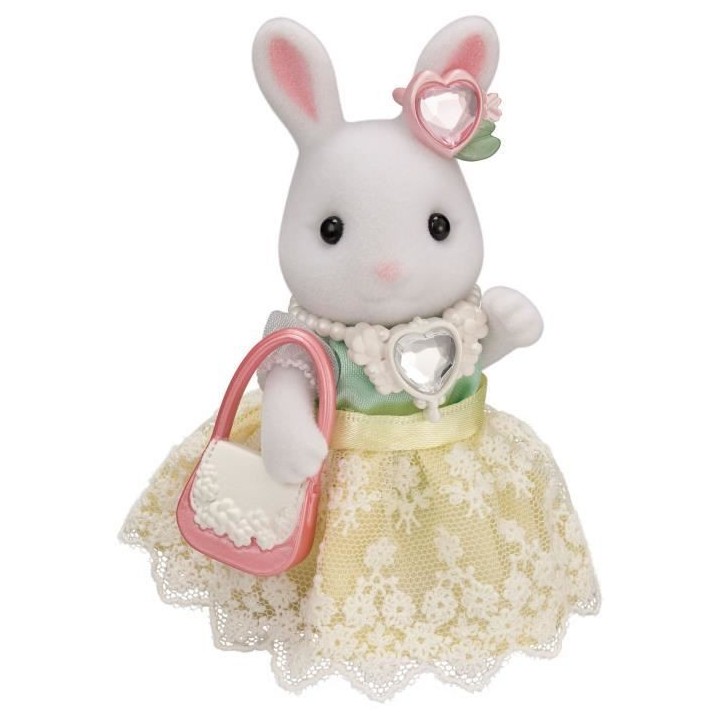 SYLVANIAN FAMILIES - La valisette de mode et grande soeur lapin neige