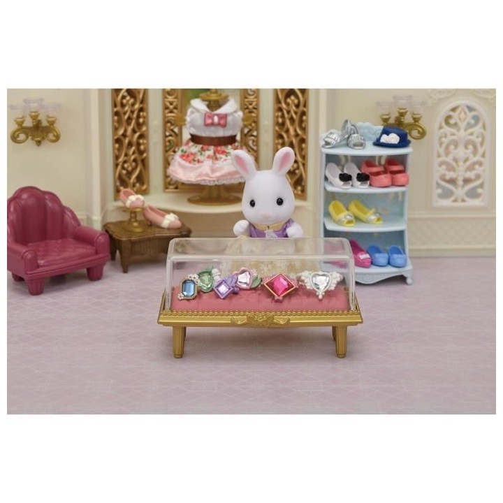 SYLVANIAN FAMILIES - La valisette de mode et grande soeur lapin neige
