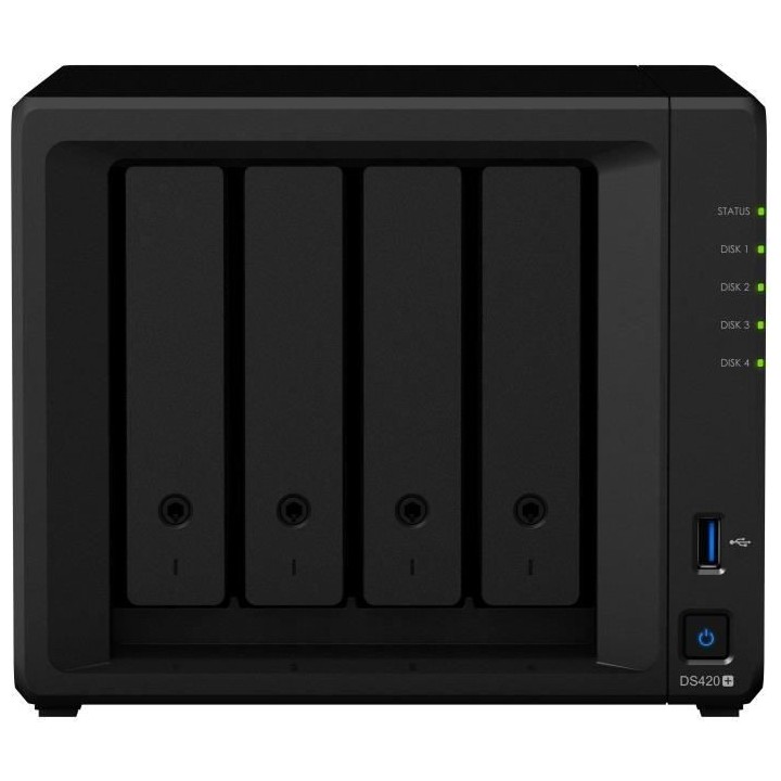 SYNOLOGY - Serveur de Stockage (NAS) - DS420+ - 4 Baies - Boitier nu