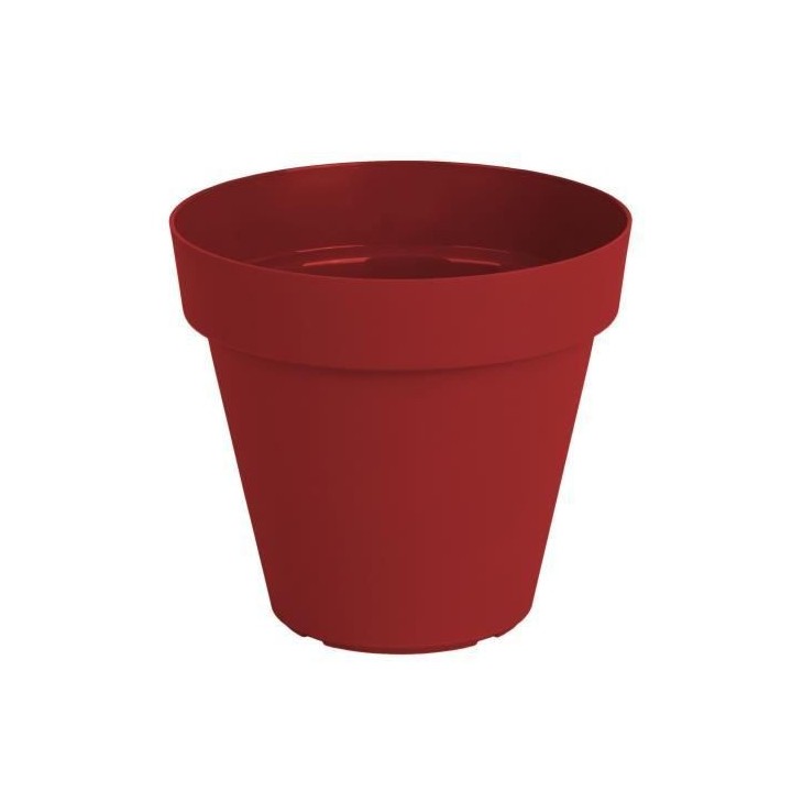 ARTEVASI Pot de fleurs Capri - 40 cm - Rouge foncé