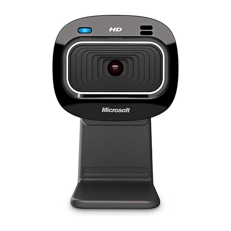 MICROSOFT Webcam LifeCam HD-3000 - Filaire USB 2.0 - Caméra couleur - 1280x720 - Microphone intégré - Noir