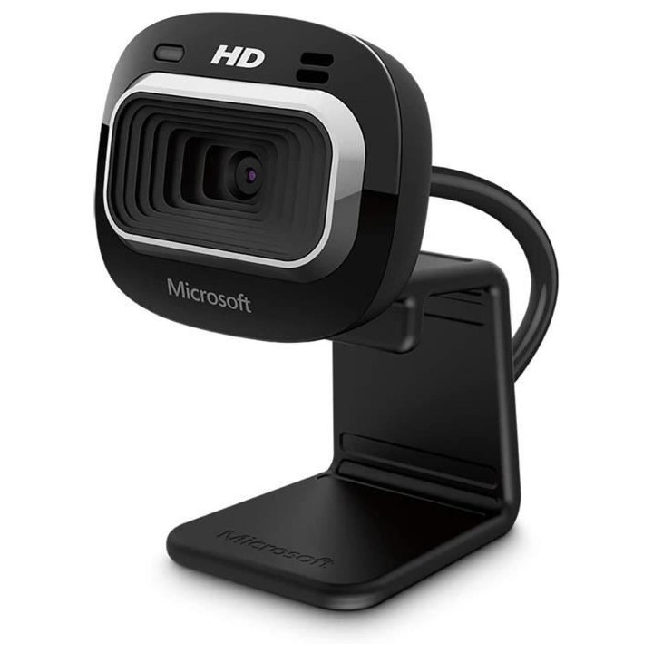 MICROSOFT Webcam LifeCam HD-3000 - Filaire USB 2.0 - Caméra couleur -