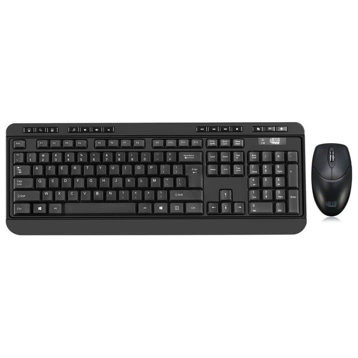 ADESSO Ensemble sans fil clavier souris bureautique anti microbien