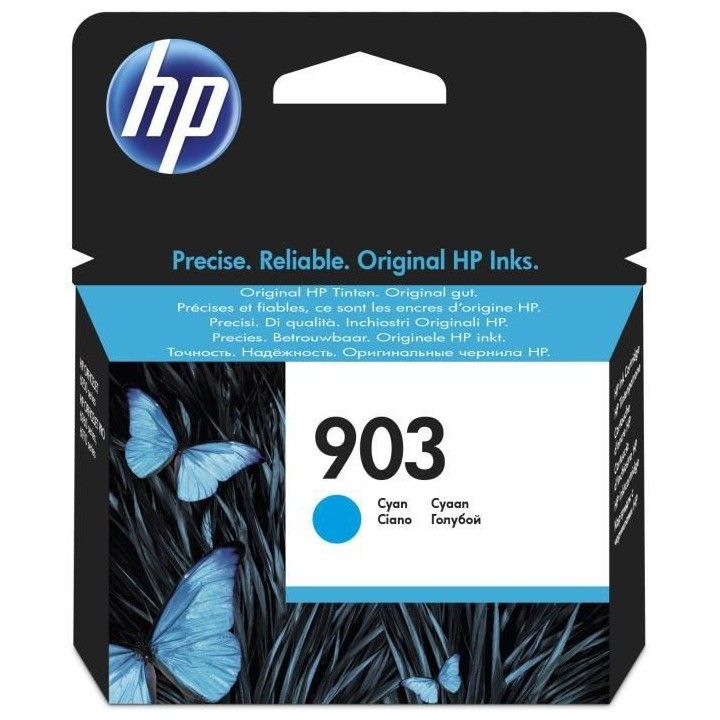 HP 903 Cartouche d'encre cyan authentique (T6L87AE) pour HP OfficeJet