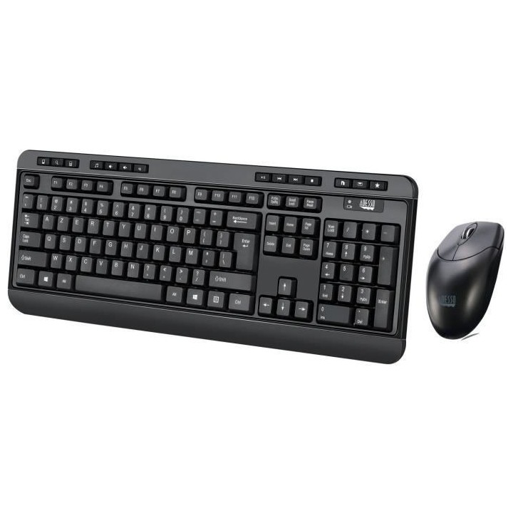 ADESSO Ensemble sans fil clavier souris bureautique anti microbien