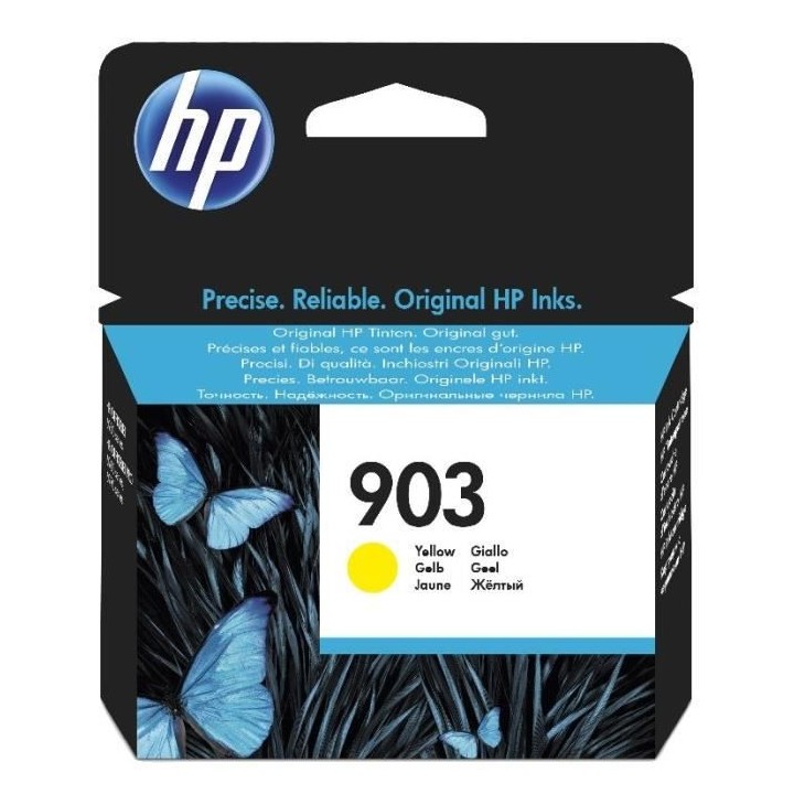 HP 903 Cartouche d'encre jaune authentique (T6L95AE) pour HP OfficeJet