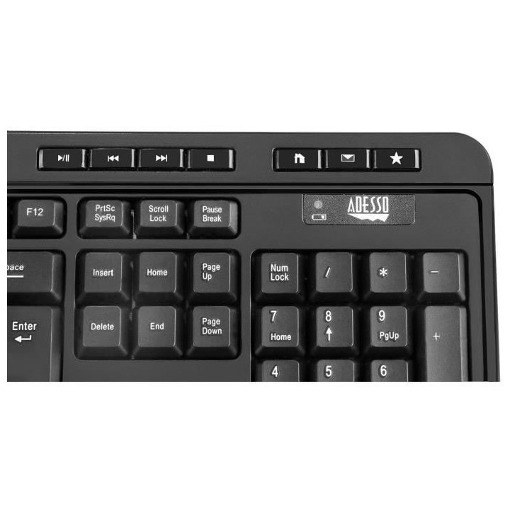 ADESSO Ensemble sans fil clavier souris bureautique anti microbien