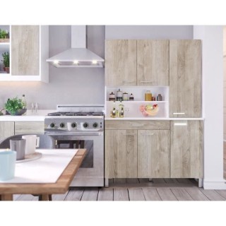 TACOMA Buffet de cuisine L 120 cm - chene