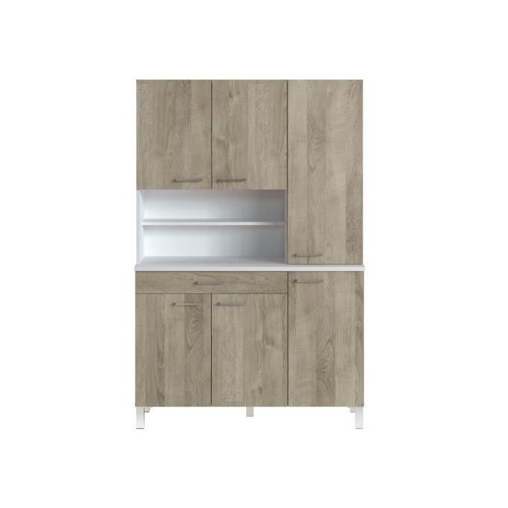 TACOMA Buffet de cuisine L 120 cm - chene