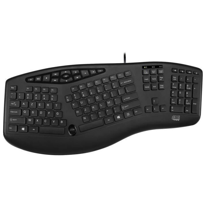 ADESSO Clavier bureau ergonomique TruForm™ - AZERTY