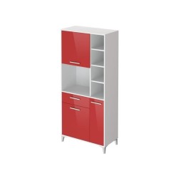 ECO Buffet de cuisine L 80 cm - Rouge brillant