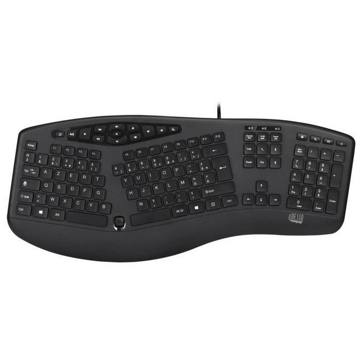 ADESSO Clavier bureau ergonomique TruForm™ - AZERTY