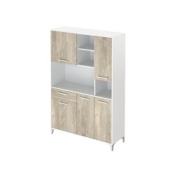 ECO Buffet de cuisine L 120 cm - Décor chene