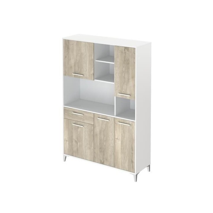 ECO Buffet de cuisine L 120 cm - Décor chene