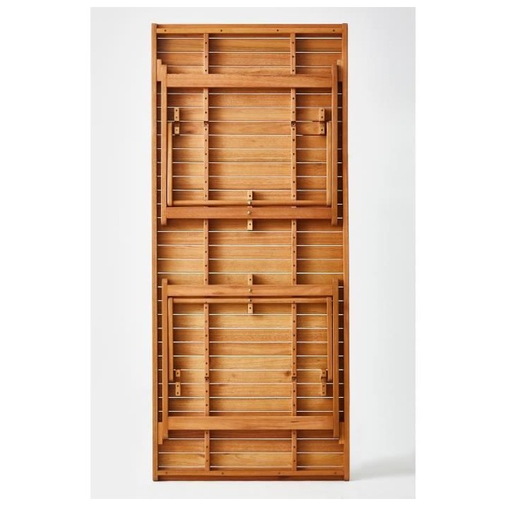 Table de jardin pliable - 210x90cm- Eucalyptus FSC - Charly BOCARNEA