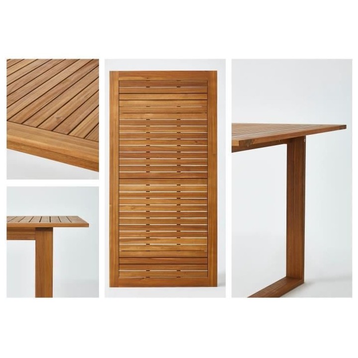 BOCARNEA Table acacia Levata - 180 cm