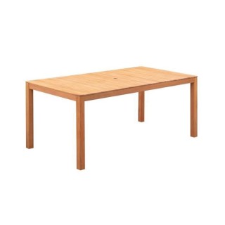 Table de jardin 8 personnes - 180 x 90 x H.74 cm - En bois d'acacia na