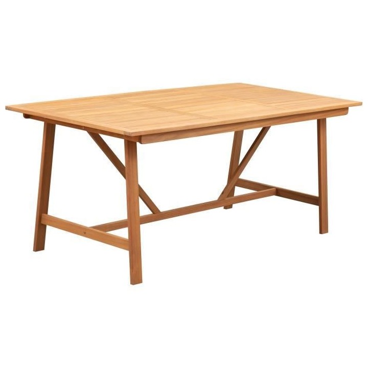 Table de jardin 8 personnes - 180 x 90 x H.74 cm - Acacia FSC