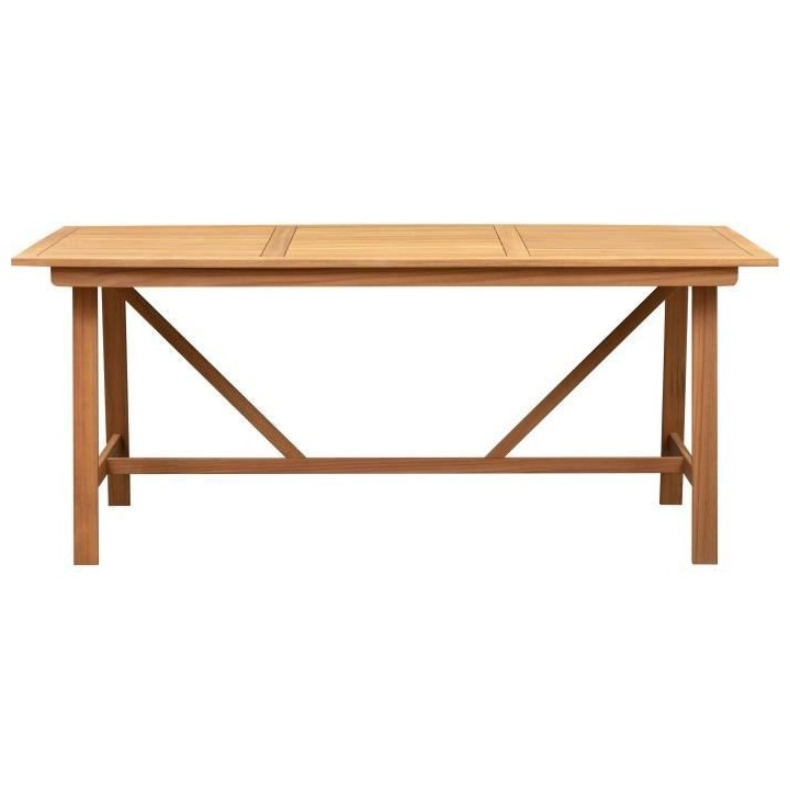 Table de jardin 8 personnes - 180 x 90 x H.74 cm - Acacia FSC
