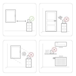 TADO Stand pour Thermostat connecté, Thermostat connecté climatisation et Sonde