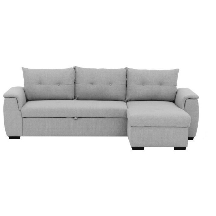 Canapé d'angle convertible réversible 4 places TAJJ - Tissu Portland