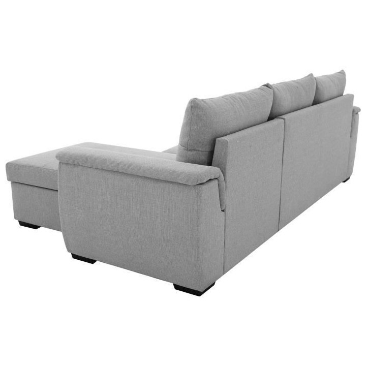 Canapé d'angle convertible réversible 4 places TAJJ - Tissu Portland