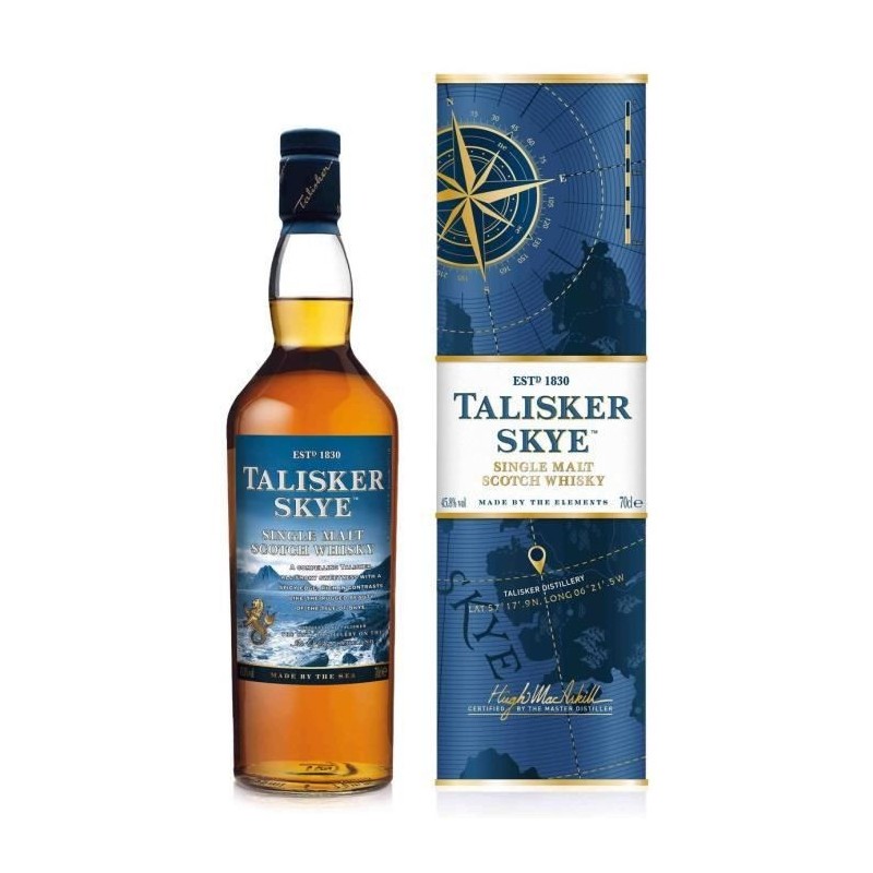 Talisker Skye - Highlands single malt Scotch whisky - Ecosse - 45,8% Vol. - 70 cl - Edition limitée