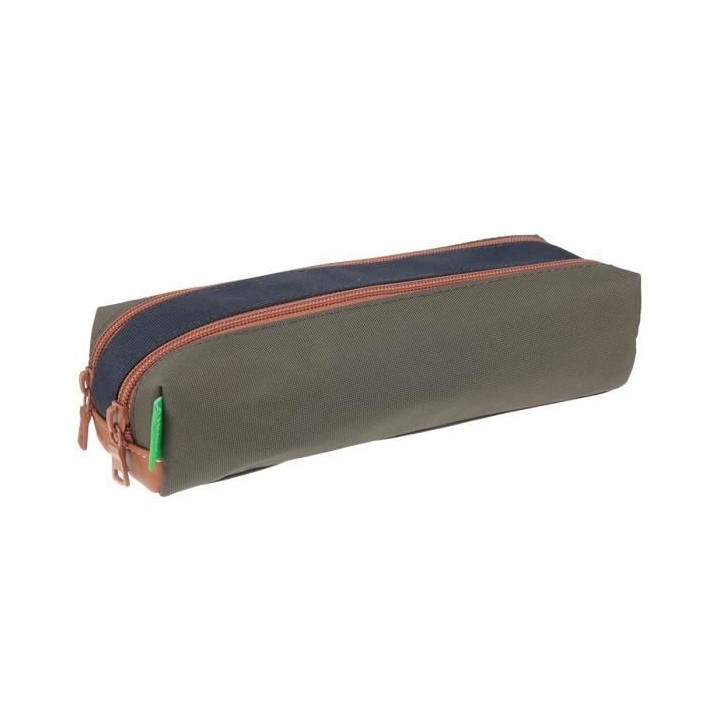 Tann's - Trousse Double - Les Signatures Axel - Kaki/Bleu