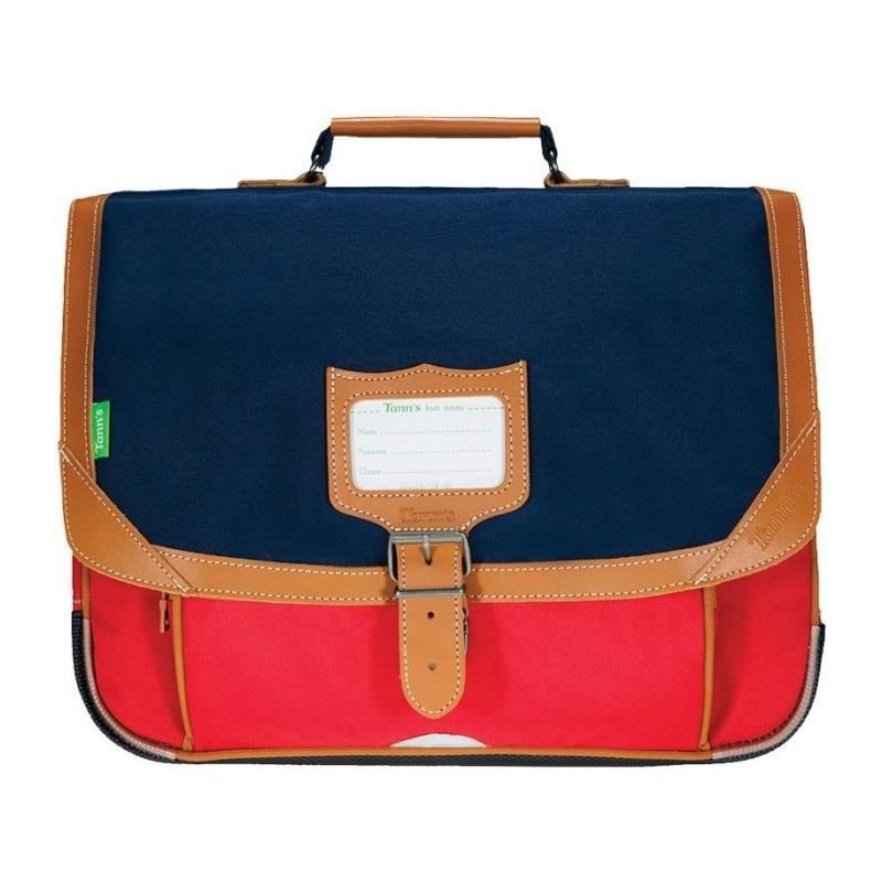 Tann's - Cartable 38 cm - Les Bicolores Arthur - Bleu / Rouge