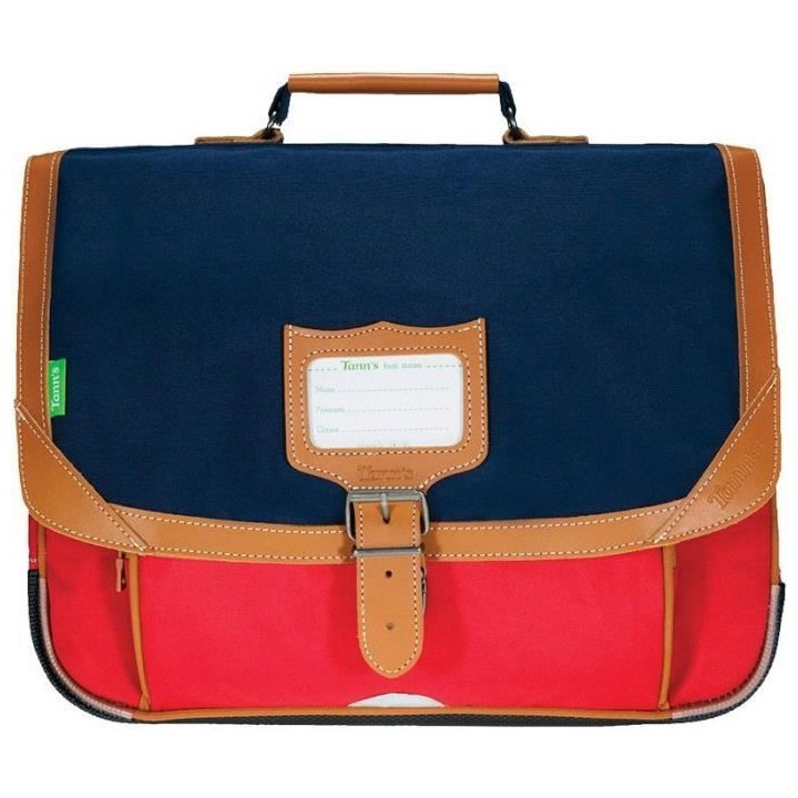 Tann's - Cartable 38 cm - Les Bicolores Arthur - Bleu / Rouge