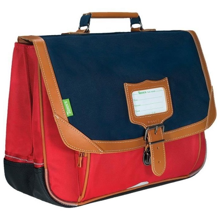 Tann's - Cartable 38 cm - Les Bicolores Arthur - Bleu / Rouge